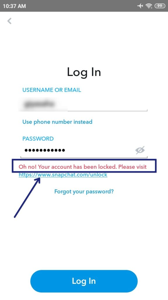 How To Unlock Your Snapchat Account